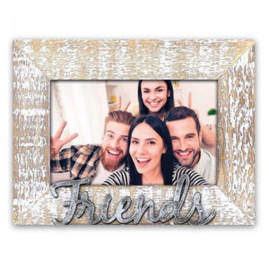 marco de madera friends con foto 10x15